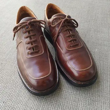 Tricker's 브라운 가죽 스니커즈 26.5cm