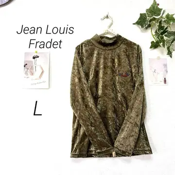 8132-1 Jean Louis Fradet 벨로아 긴팔 티셔츠 L