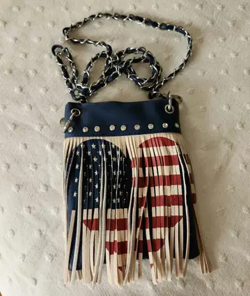 미국 국기 디자인 숄더백