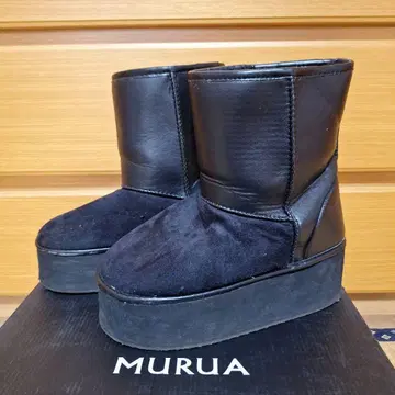 MURUA 블랙 어그 부츠