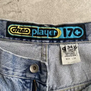90s JNCO JEANS PLAYER 데님 팬츠 USA제 W34