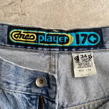 90s JNCO JEANS PLAYER 데님 팬츠 USA제 W34