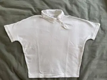 새상품급 LACOSTE 반팔 피케 셔츠 화이트 34
