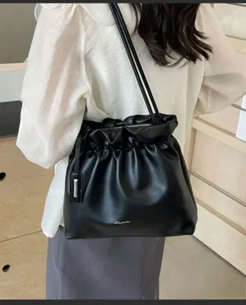 개더 프릴 토트백