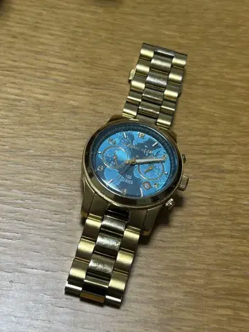 MICHAEL KORS 크로노그래프 손목시계 터콰이즈