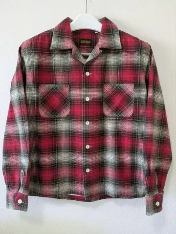 THE FLAT HEAD/플랫 헤드 체크 플란넬 셔츠 38