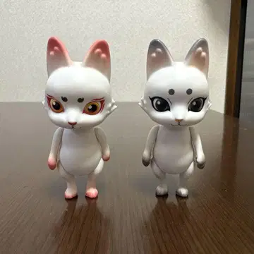 캡슐 인형 여우 여우