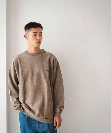 ONEITA / 피그먼트 다이 파워 크루넥