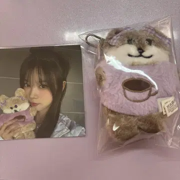 ILLIT 플러시 키링 모카 키링 봉제 인형