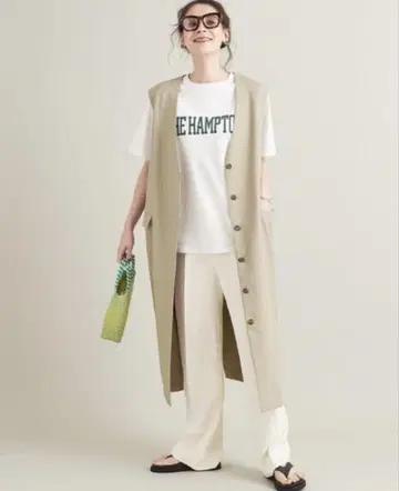 beauty & youth 오버롤 스커트 베스트