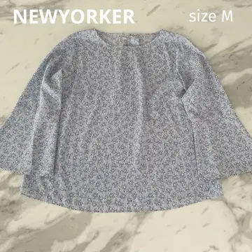 NEWYORKER 뉴요커 꽃무늬 블라우스 티셔츠 M 사이즈