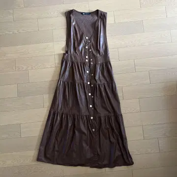 ZARA 브라운 롱 원피스