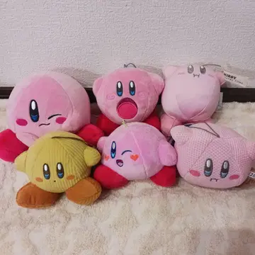 커비 봉제 인형 세트