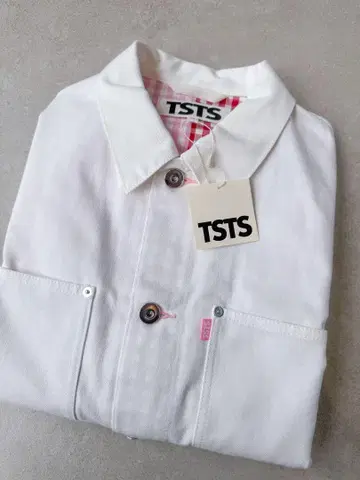 TSTS 2 GINGHAM LINING DENIM JACKET 자켓