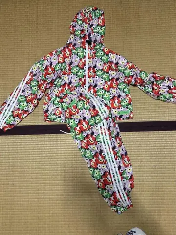 adidas x marimekko 꽃무늬 셋업 S