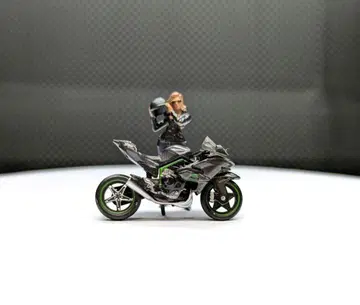 1/64 KAWASAKI H2R & 1/64 라이더 피규어 디오라마