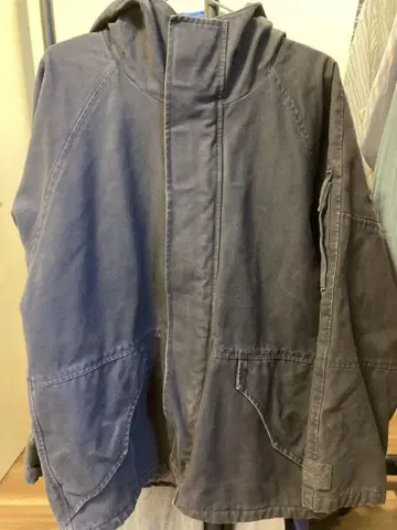 OshKosh 후드 부착 그레이 자켓 M 오슈코슈 덕 자켓