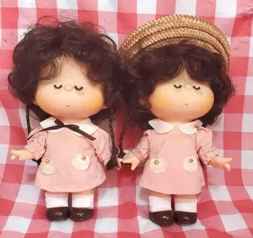 빈티지 인형 미즈모리 아도 소프트 비닐 인형 레트로