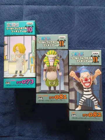 원피스 월드 콜렉터블 피규어 tv.073, 081, 082