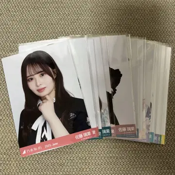 노기자카46 사토 리카 묶음 판매 브로마이드 18장