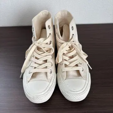 CONVERSE ALL STAR 하이컷 스니커즈 아이보리