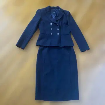 DAMA collection 블랙 스커트 수트 모 100%