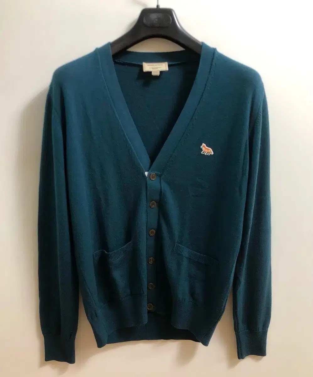 [S] Maison Kitsuné Fox Patch Cardigan