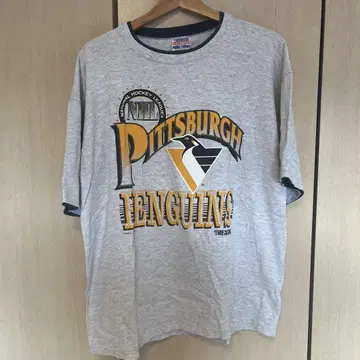Pittsburgh Penguins T셔츠 XL 그레이