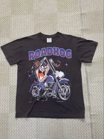 부트 태즈메니안 데빌 할리데이비슨 T셔츠 90s USA제