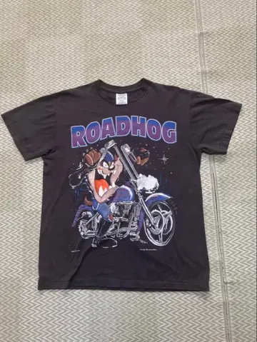 부트 태즈메니안 데빌 할리데이비슨 T셔츠 90s USA제