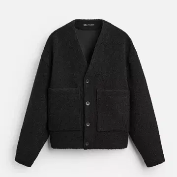 ZARA 자라 울 블렌드 셔츠 자켓 S 사이즈