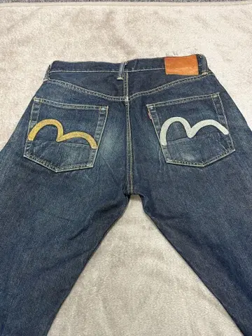 EVISU 에비수 자수 데님 팬츠 LOT2001 31 x 35