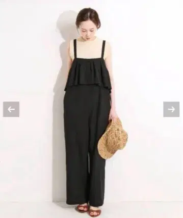 IENA LA BOUCLE 린넨 프릴 살로펫
