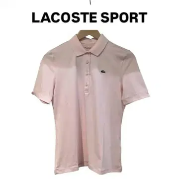 [ M3 ] LACOSTE SPORT 슬림핏 피케 셔츠 36 핑크