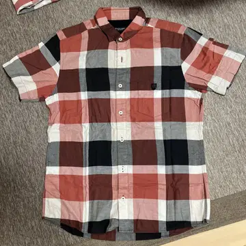 BLACK LABEL CRESTBRIDGE 반팔 셔츠 체크 무늬