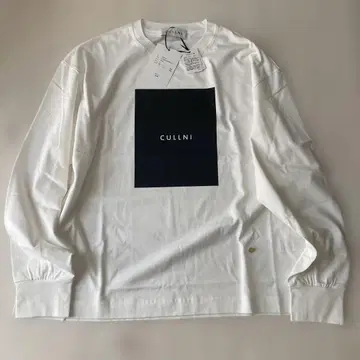 CULLNI 화이트 롱 슬리브 T셔츠 L