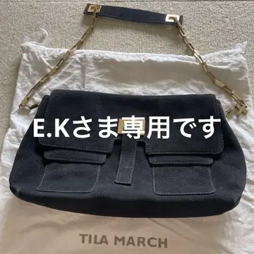 TILA MARCH 네이비 숄더백