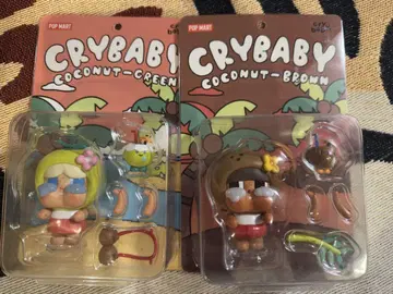 POP MART CRYBABY 코코넛 피규어 세트