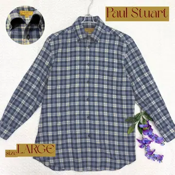 새상품급 폴 스튜어트 Paul Stuart 체크 버튼다운 스키퍼