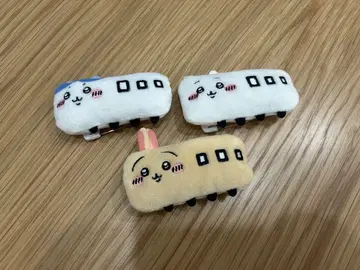 치이카와 (먼작귀) 기차 인형 배지 3개 세트