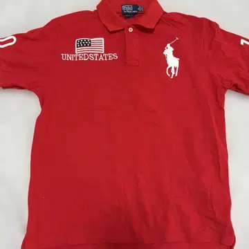 TEAM USA 밴쿠버 2010 피케 셔츠 빨간색