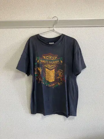 70s Harley-Davidson 셔츠 XL 다크 그레이