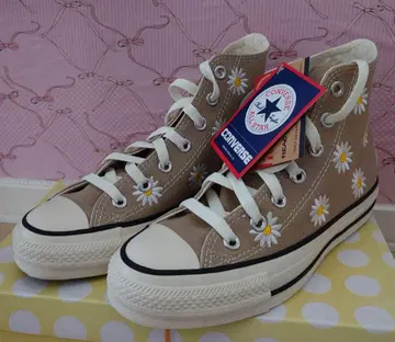 Converse All Star 데이지 패턴 하이컷 스니커즈