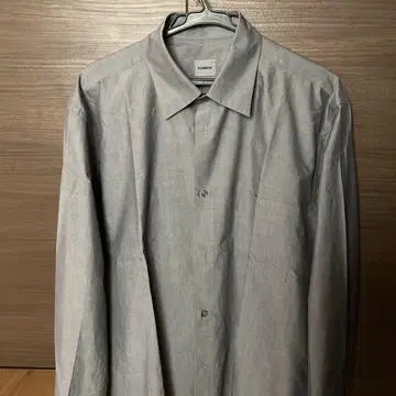JIL SANDER 그레이 드레스 셔츠 새상품급