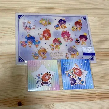 컬러풀 피치 산리오 책받침 프레이크 씰