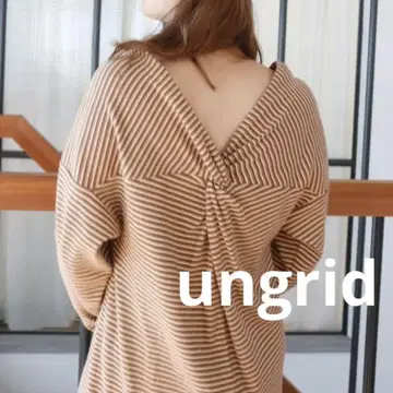 [ 새상품급 ] ungrid 백오픈핏컷 원피스