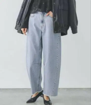 MATINEE LINE/배럴 레그 데님/글로벌 워크