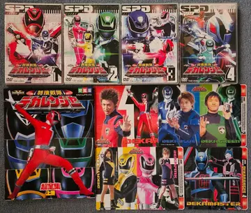 특수전대 데카레인저 DVD 1~4권 초대전집 상권 점보 씰 컴프