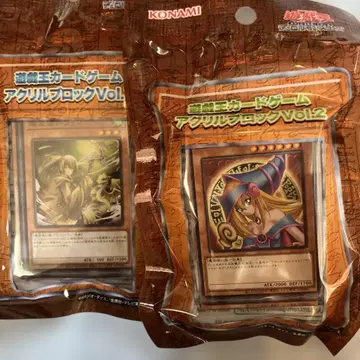 KONAMI 아크릴 블록 Vol.1&2 유희왕 2개 세트