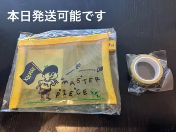 INI 기무라 마사야 세트 메쉬 파우치 마스킹 테이프